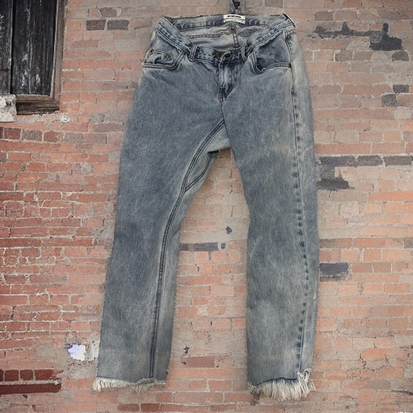 One Teaspoon Lonely Boys Low Waist Drop Crotch and Relaxed Jeans Size 26 - Picture 2 of 9